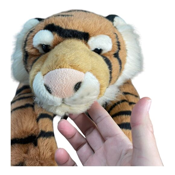 VTG Aurora Bengal Tiger Large Orange Flopsie 28" Stuffed Animal Plush Vintage - Picture 7 of 7
